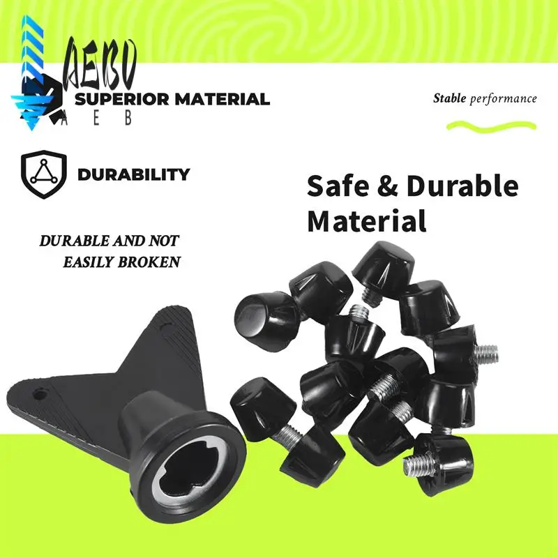 AEB0-12 PCS Football Boot Spikes Professional Soccer Boot Cleats M5 Replacement Studs With Wrench Track Shoes Spikes
