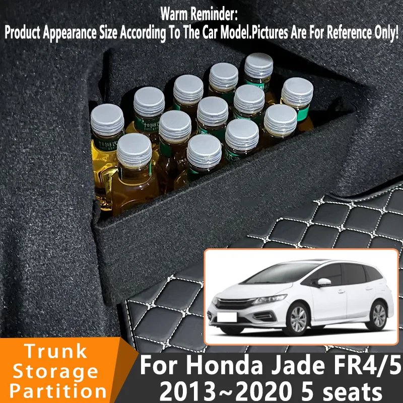 

Auto Accessories For Honda Jade FR4/5 2013~2020 Car Organizer Thickening Trunk Side Partition Trunk Interior Storage Box Parts