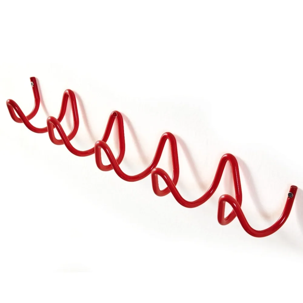 

Металлический настенный крючок волнистой формы, минималистичный настенный крючок для одежды, экономящий пространство, водонепроницаемый фон, декоративный крючок