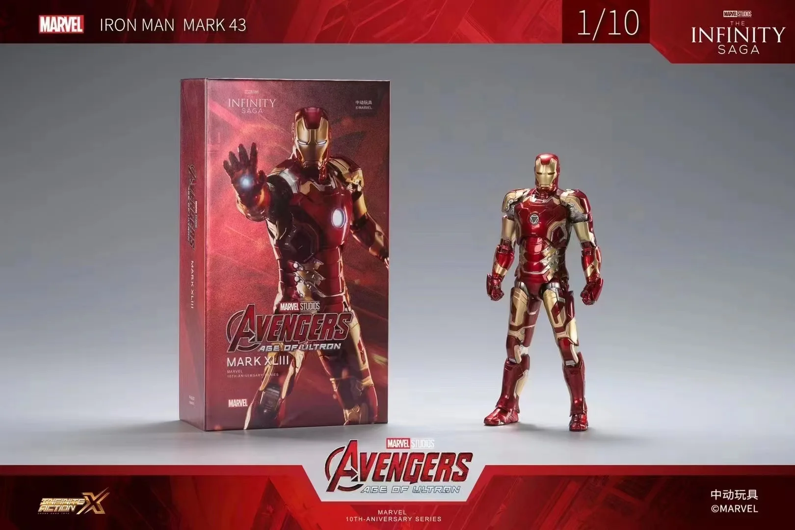 Figurines d'action Marvel The Avengers, Mk3, Iron Man, Mk50, Mk85, Spider Man, édition Shoous, ornement, jouet chimiste préféré, modèle cadeau