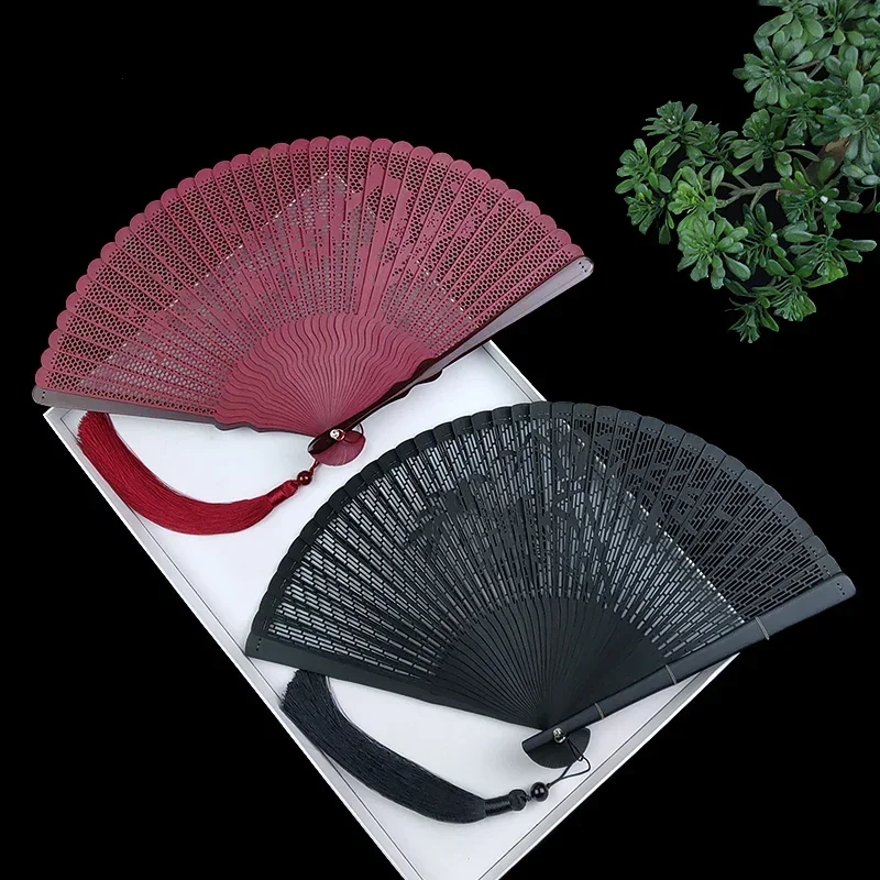 The product can be customized.Full bamboo folding fan 6 inch fan Chinese style antique style women's openwork