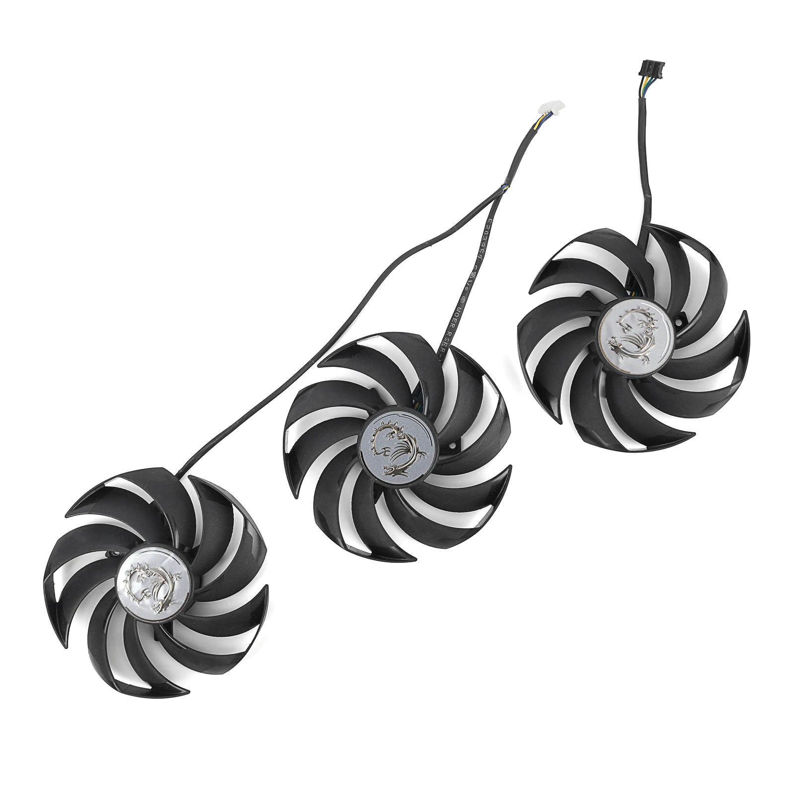 Ventilateur de refroidissement de GPU de remplacement pour carte vidéo gelée GeForce RTX 3070 3070Ti 3080 3080Ti 3090 SUPRIM X charming, PLD10010B12HH, 95mm, nouveau