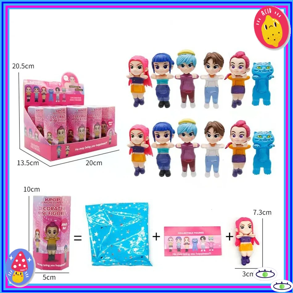 Gran oferta, caja ciega de Ángel, Kpop, cazadores de demonios, Mini figuras de Anime, adornos para teléfono de coche, muñecas, juguetes para fanáticos, regalos de cumpleaños