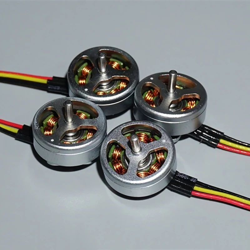 Hochgeschwindigkeitsmotor 1,5 mm Welle für RC-Drohne DIY-Zubehör 1S-2S 3,7 V 7,4 V 15000 KV Winziger 14 mm 3-Phasen-Bürstenloser Motor