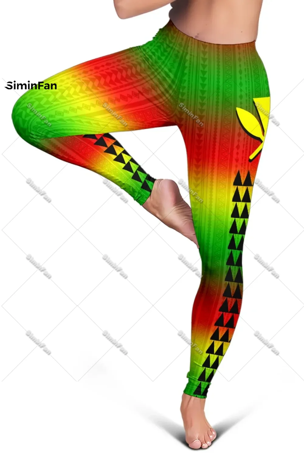 Polynesian Hawaii Kanaka Maoli Women's Leggings 3D Print Female Fitness Yoga Pant Stretchy Sporty Trouser Lady Bottom Sportswear