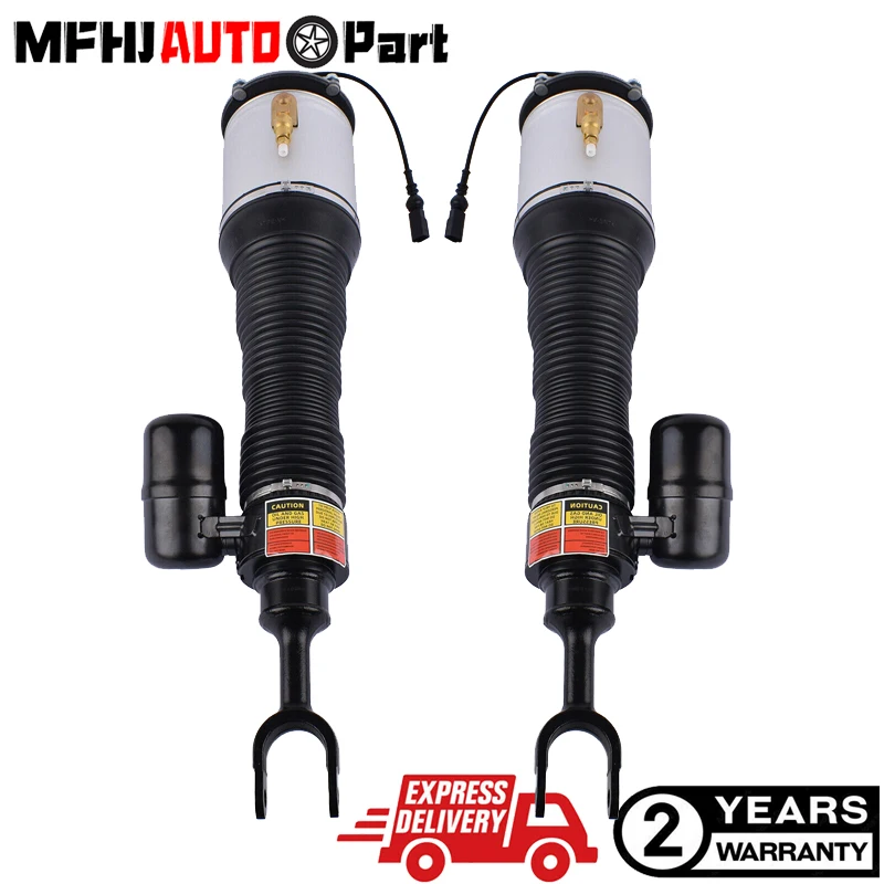 Set 2 Front Air Suspension Struts Shock For Bentley Continental GT Left & Right