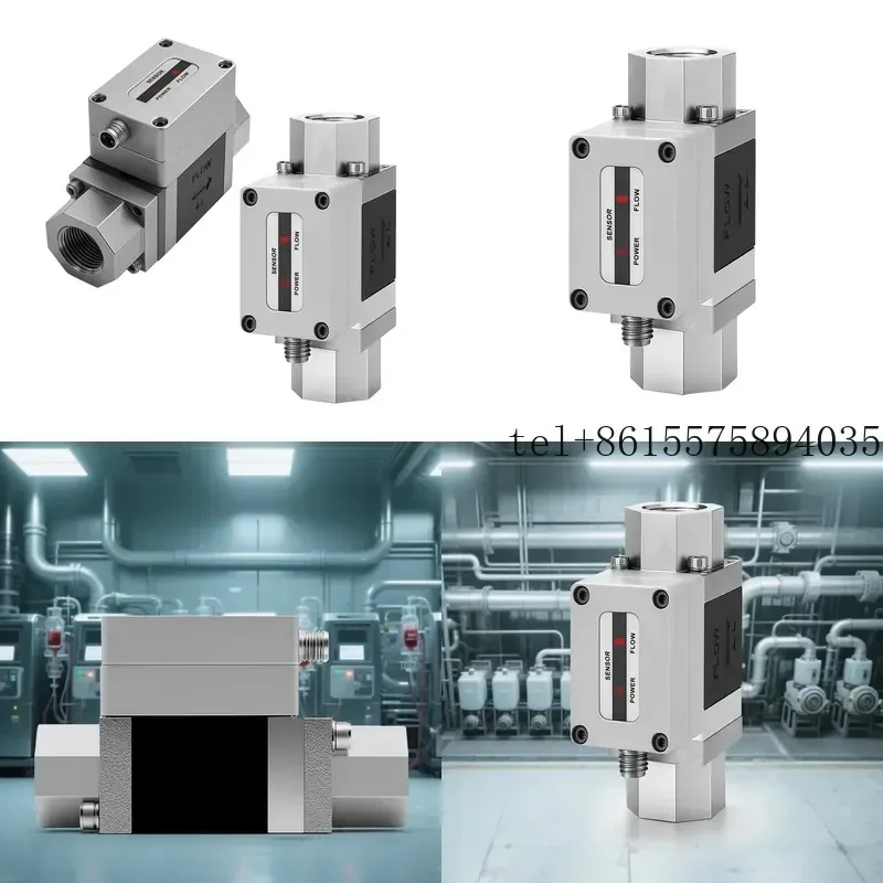 Hot HNF40-A Compact Flow Sensor Dual 4-20mA RS485 Output Flowmeter for Water and Industrial Monitoring