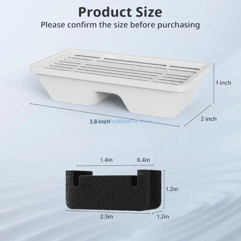 بطارية مولف تعمل بالقطط التي تعمل بنافورة المياه والإسفنجات التلقائية إكسسوارات استبدال مياه الحيوانات الأليفة