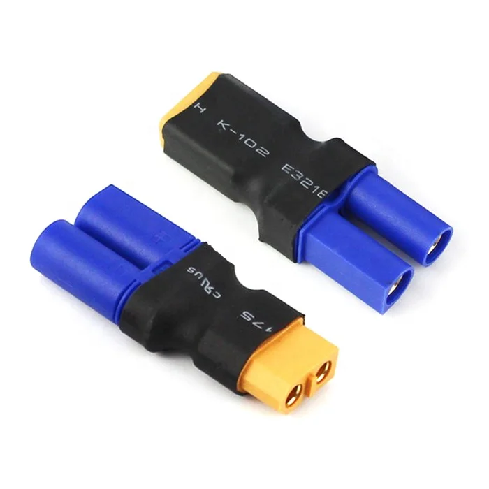 10PCS Vergaren XT60 Om EC5 Vrouwelijke Mannelijke Connector Plug Geen Draad Adapter Voor DIY RC Lipo Batterij Controle voor Elektrisch Speelgoed