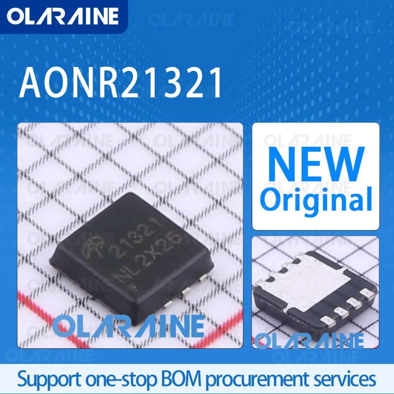 10/50/100Pcs AONR21321 DFN-8 original 100% New ic chip MOSFETs 1 P-channel (Vdss) 30V (Id) 24A (RDS(on)) 16.5mΩ@10V,24A