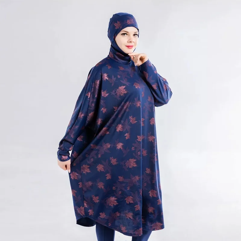 

Muslim Modest Swimwear Women Hijab Swimsuit Swimming Suit Cover Ups Burkini Hijabs For Woman Islamic Long Sleeve Swim Bathing