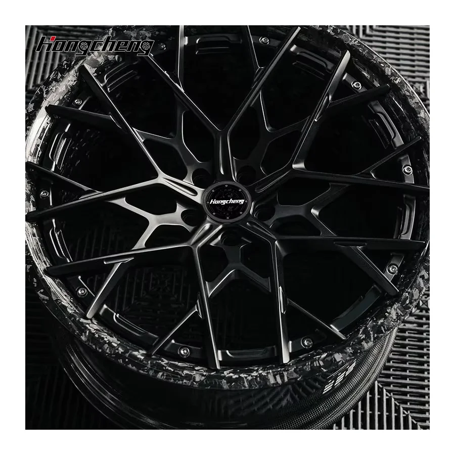 Forged Carbon Fiber Rim Alloy Wheels 4 Hole 5 Hole 6 Hole 18 19 20 21 22 24 26 Inch Wheels For Audi Rs3 Rs4 Rs5 Rs6 Bmw M3 M5