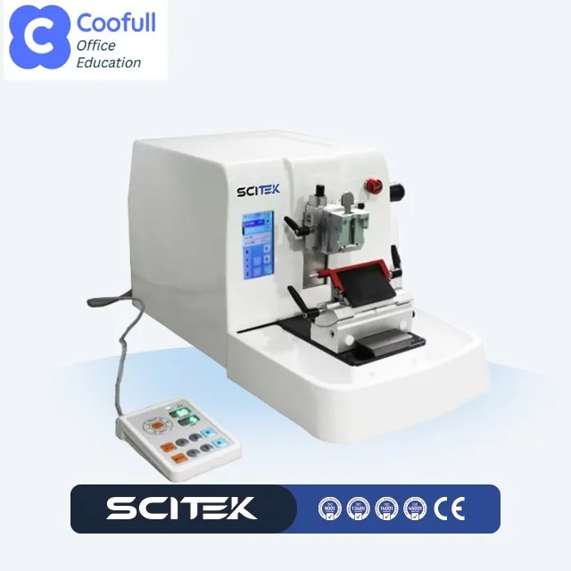 0-100 Um Fully Automatic Microtome with 4.3-inch Touch Screen External Control Panel
