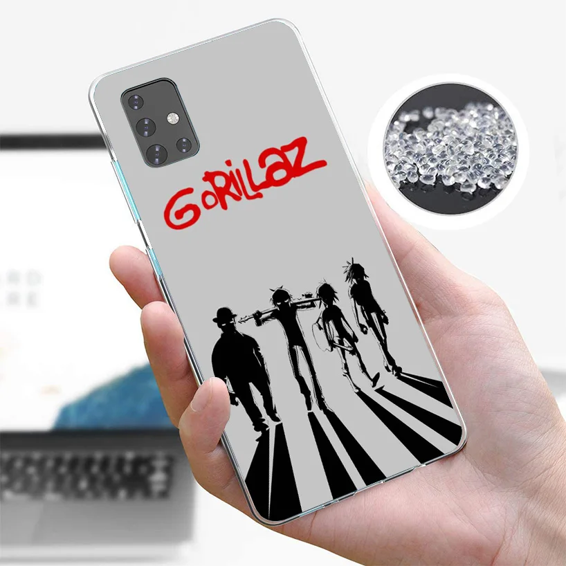 Gorillaz Anime Phone Case For Samsung Galaxy A51 A41 A31 A21S A11 A01 A71 A50S A40 A30 A20S A10S A6 A7 A8 A9 Print Cover