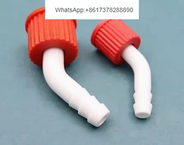 50 Uds laboratorio GL14 conector de manguera desmontable codo recto GL14MM pp140