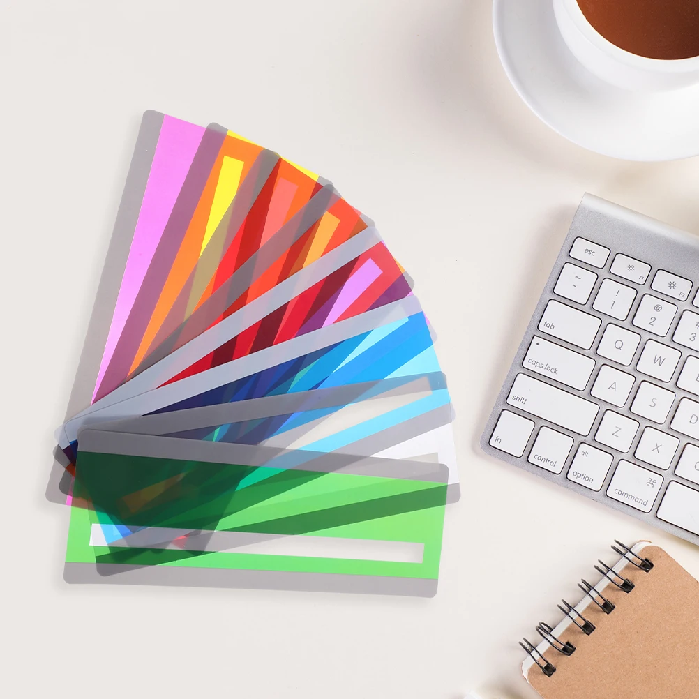 24pcs Guide Strips Bookmarks Highlight Tracking Markers For Books Sentence Page Marker Tool Household Students Teens Portable