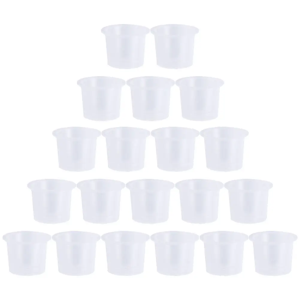 

1000Pcs 15Mm Transparent Disposable Tattoo Ink Cups Pigment Containers for Professional Artists Beginners Eyebrow Microblading