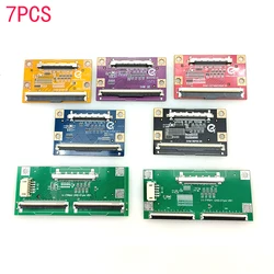 7PCS For LG 2 X 60pin UHD 51pin 2 X 68pin VB1 TO 51pin LCD screen adapter board 4K Adapter QK96P TO 51P Samsung TV NU RU QE