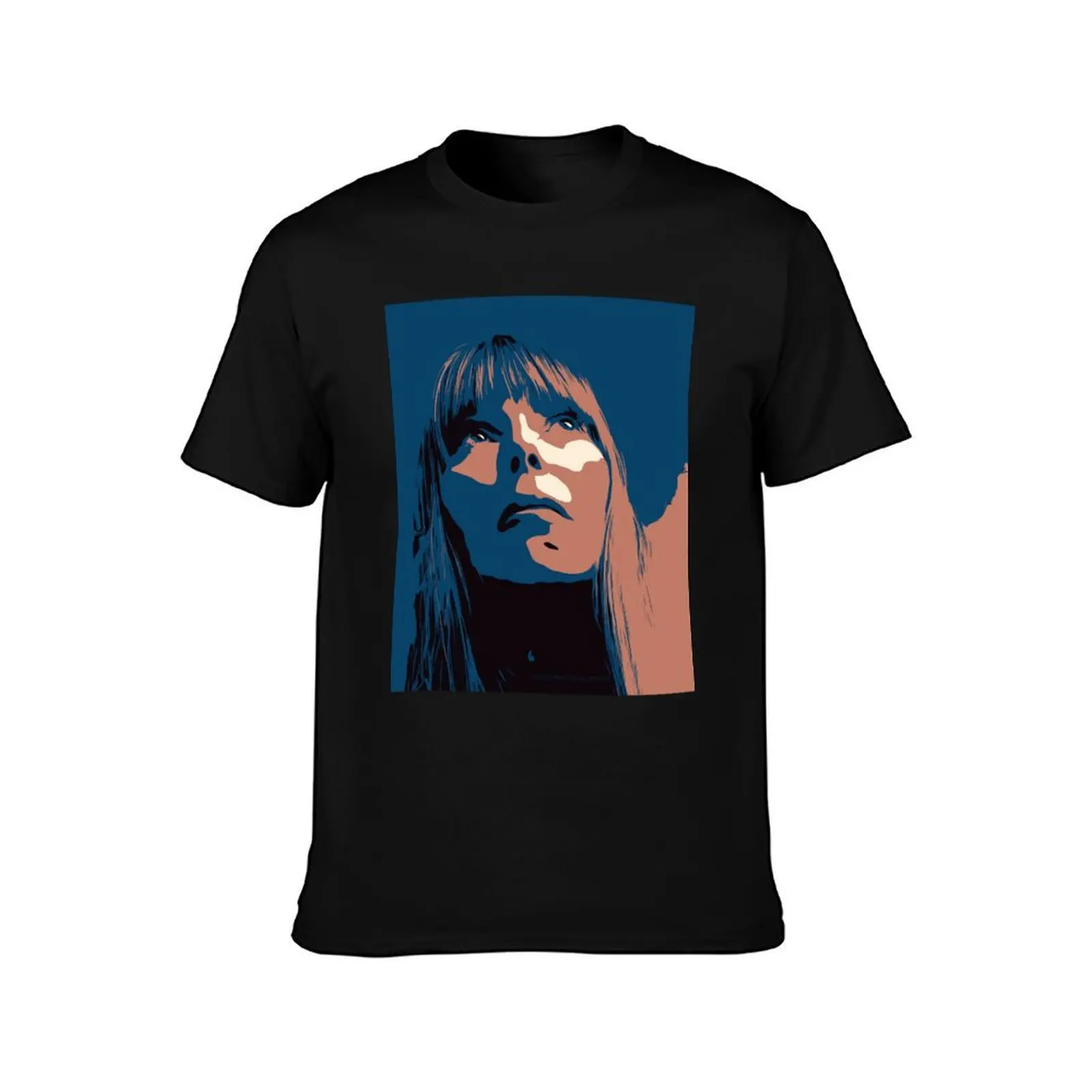 Joni Mitchell Portrait T-Shirt animal prinfor boys anime tshirt vintage designer t shirt men