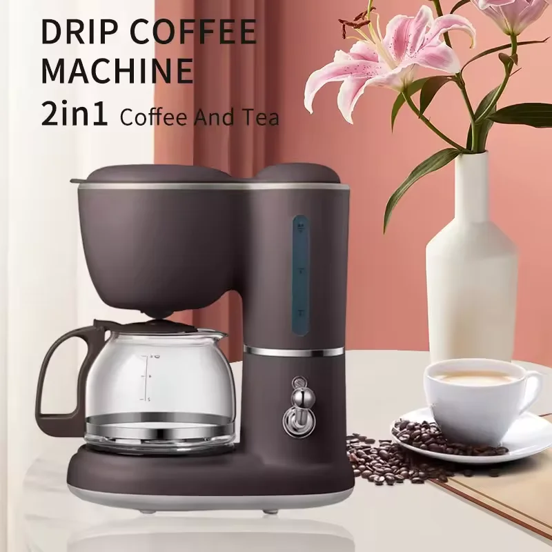 Household 600ml Mini Coffee Maker Coffeemaker Cup Coffee Maker Machine Drip For 5 Cups