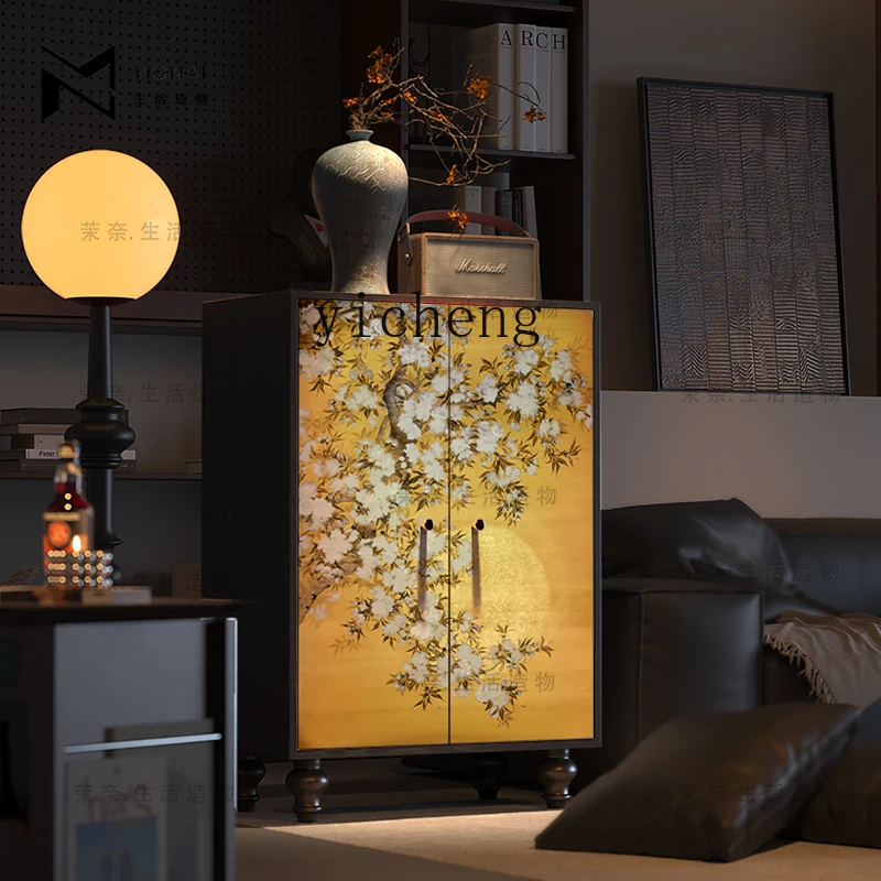 TWR dining room decorative side cabinet living room tall cabinet storage storage integrated decorative cabinet