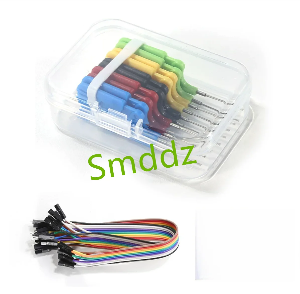 10 pieces,Integrated circuit, female head with wire test hook, logic analyzer fixture, 6Pin/10Pin hook fixture kit