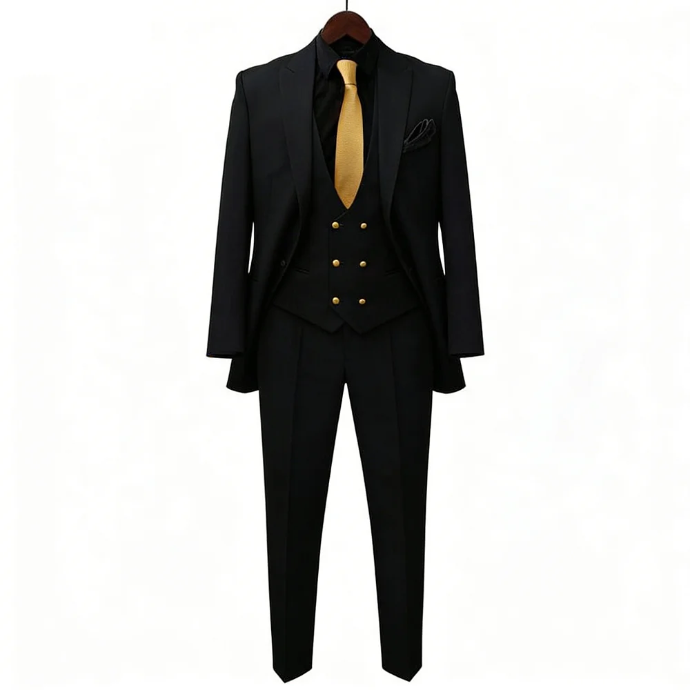 

Мужской костюм-тройка: белый смокинг для свадьбы с дизайнерским пиджаком, новый комплект мужской одежды, блейзер