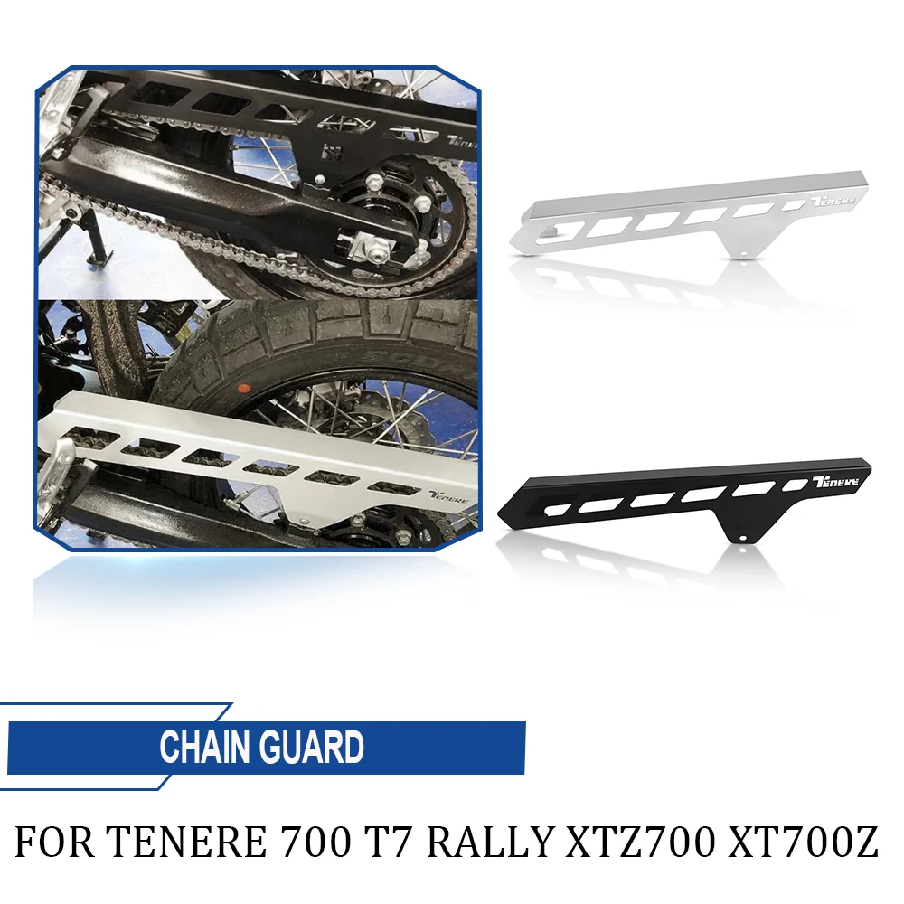 

For YAMAHA Tenere700 T7 XTZ700 XT700Z 2019 2020 2021 Motorcycle Sprocket Belt Chain Guard Cover Protector Tenere 700 T7 Rally