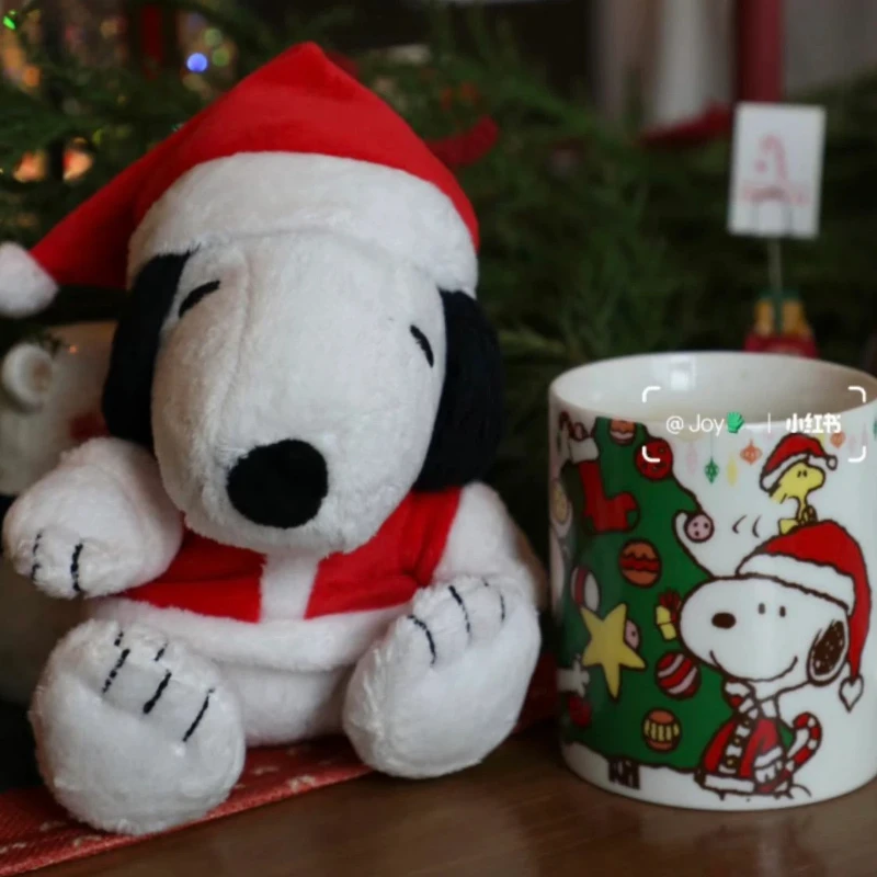 

10cm Peanuts Christmas Snoopy Plush Pendant Toys Christmas Gift Toys Christmas Tree Ornament Toys Suitable As A Christmas Gift