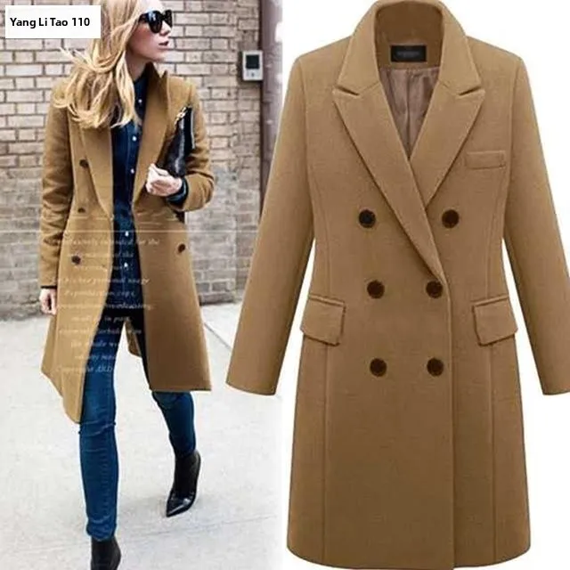 

Winter Ladies Jaets Coat 2023 Women's Faion Polyester Fabric Outerwear Sli And Ele Ladies' Coat for Cold Weather