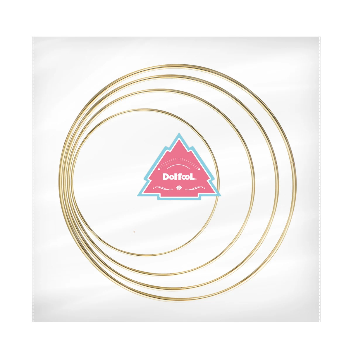 

4pcs Metal Dreamcatcher Ring 15Cm 20Cm 25Cm 30Cm Diy Craft Hoop For Home Decor Plant Hanger Macrame Wind Chime Accessories