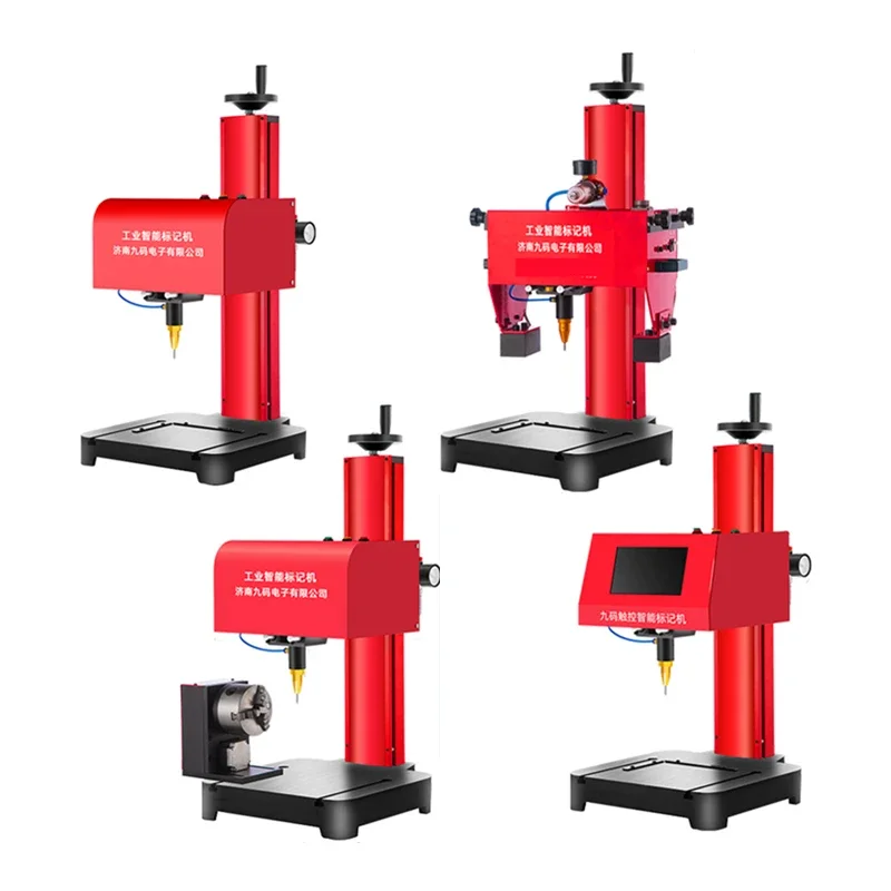 Desktop Engraving Pneumatic Electric Marking Machine Touch Screen For VIN Code Cylinder Number Frame Chassis Plotter