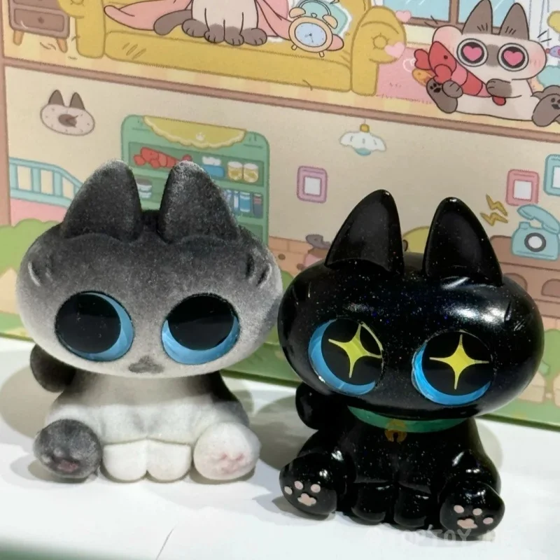 

New Azuki San Siamese Cat Series 1st Blind Box Mini Figurine Cute Toy Figures Azuki Can Desk Decor Collection Toy Birthday Gift