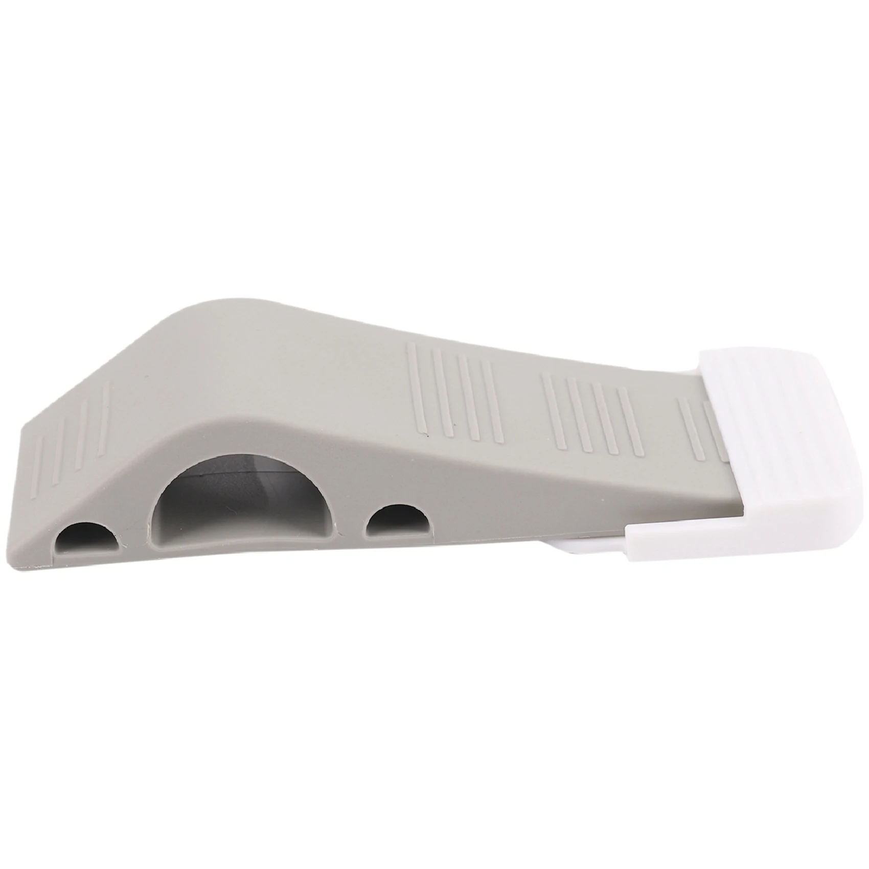 Y50A-Door Stopper 8 Pack Set Premium Heavy Duty Door Stop المطاط إسفين مع حامل تخزين مزخرف - حاجز باب مثالي (رمادي)