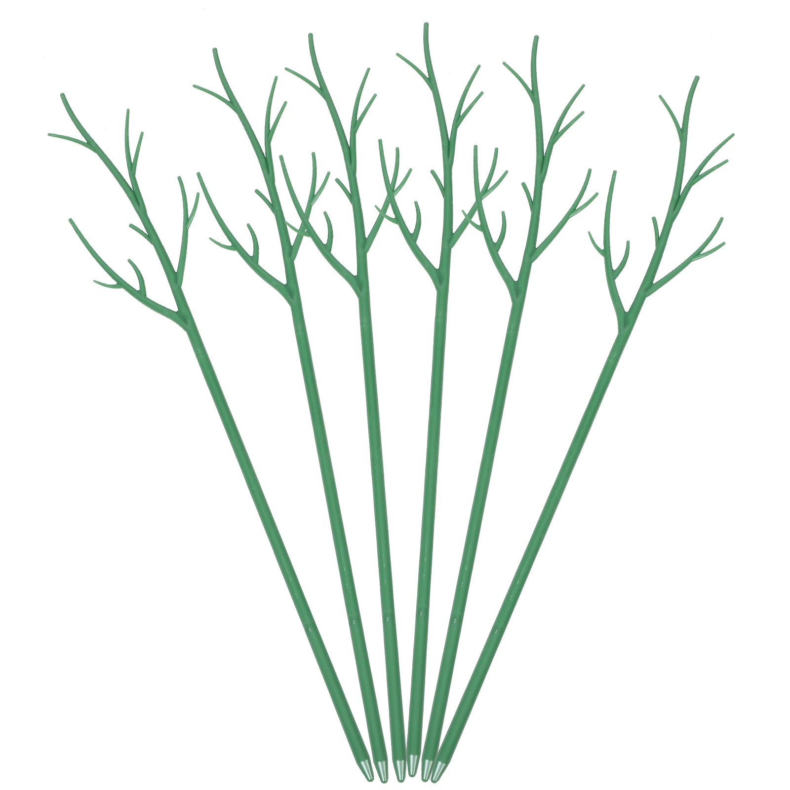 

6 Pcs Plant Support Stakes Climbing Trellis Plastic Poles for Potted Plants Tree Branch Flower Supports