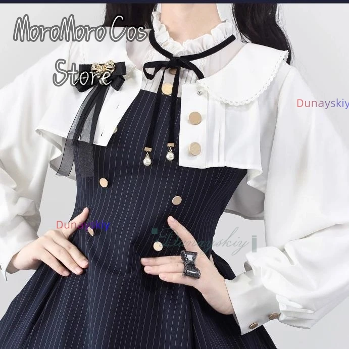 Japan Lolita Dress Shawl Elegant Dress Women's Patchwork Wrinkled Edge Dress A-Line Dresses Female Spring And Summer Clothing view 5
