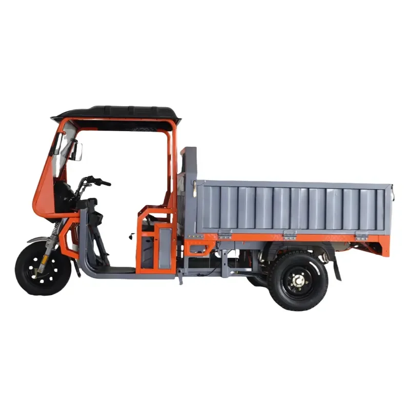 Electric Tricycle 1200W Motor 1200kg Load Capacity Triple Brake System Heavy Duty Cargo E Trike for Sale Factory Direct Price