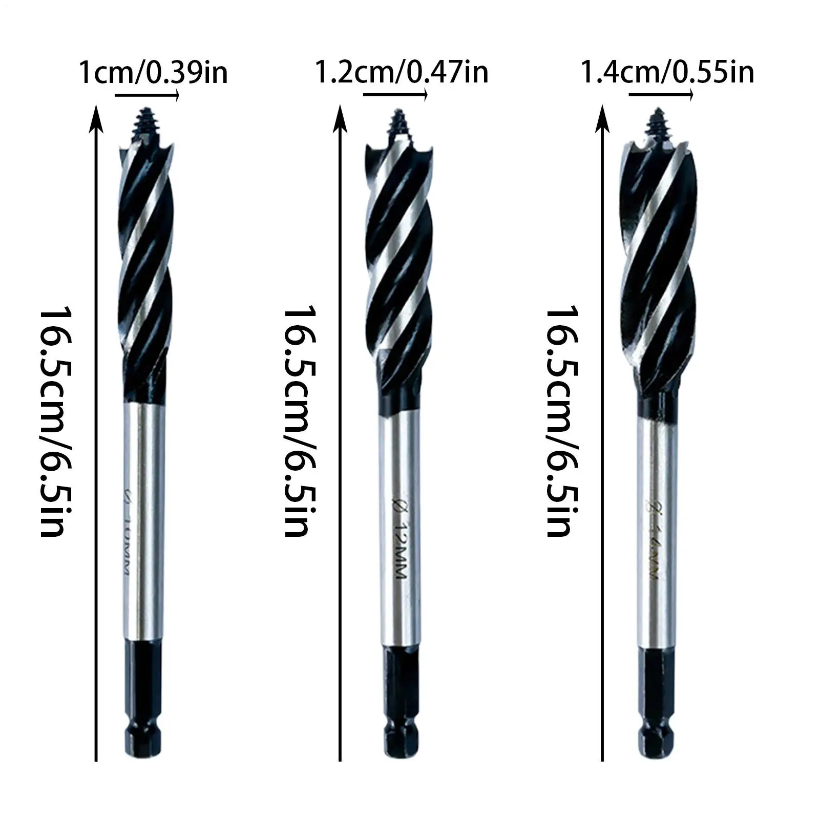ドリルビット六角シャンク金属穴オープナー六角ツイストドリルビットセット木工職人用ドアロックコンクリート引き出し用