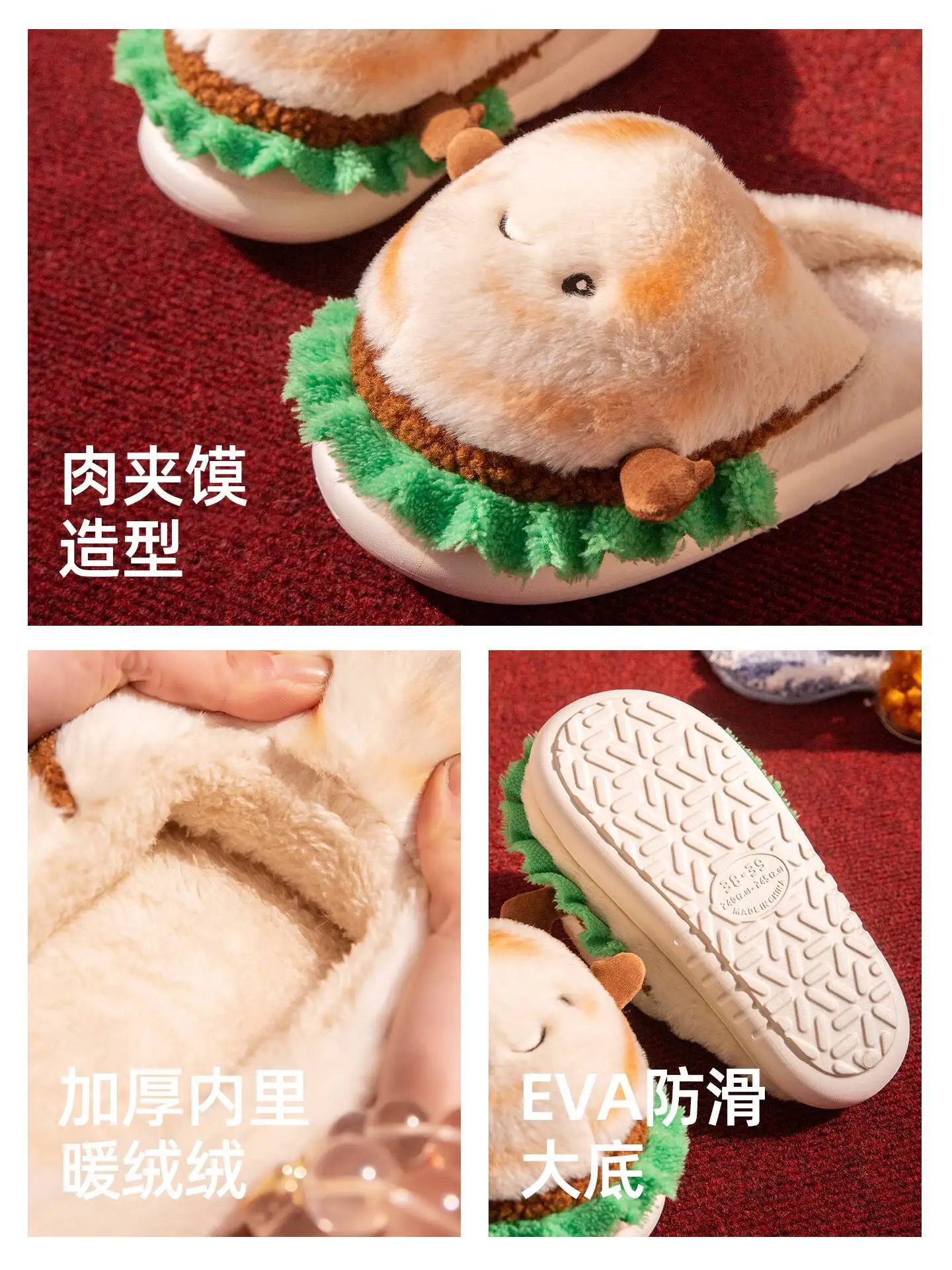 Мужские и женские домашние тапочки, новинка зимы 2022 года, хлопковые тапочки унисекс, домашние домашние плюшевые тапочки на закрытом каблуке с флисовой подкладкой