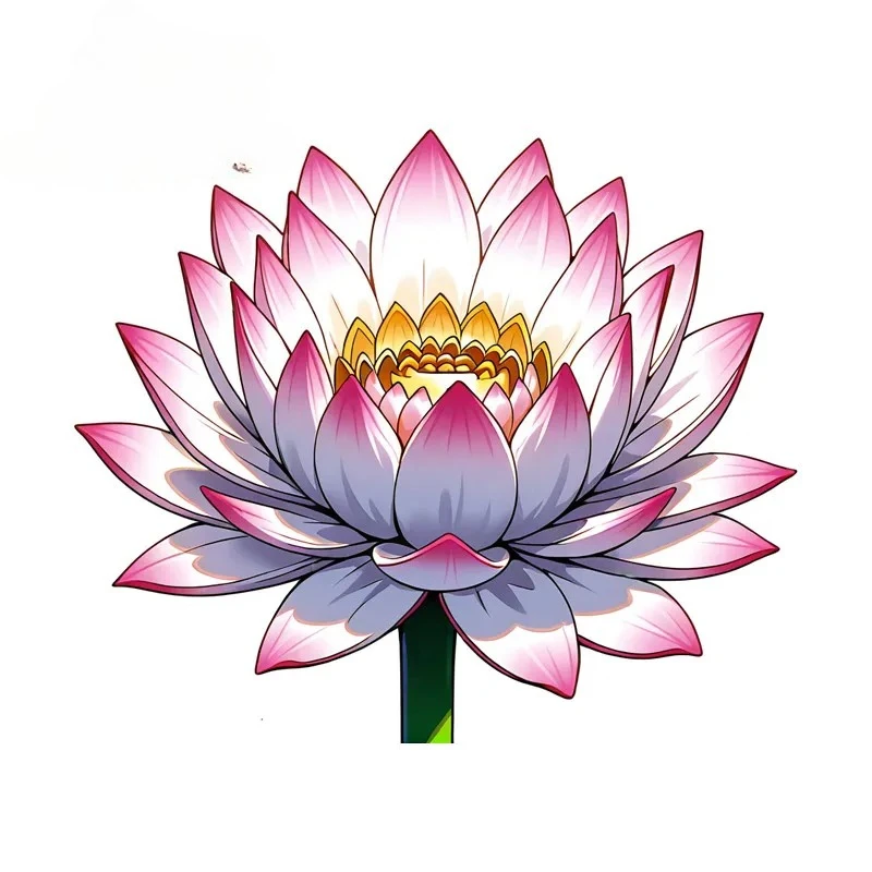 

Lotus Natural Car Stickers Waterproof Luggage Motorcycle Windows Helmet JDM Vinyl Decals Personality Car Styling