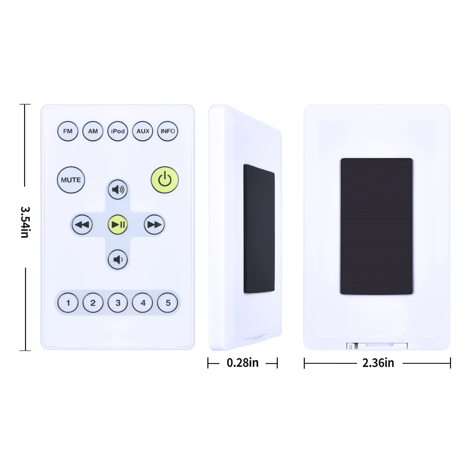 New Remote Control Work For Boston Acoustics Duo-I Plus AM/FM iPod Docking Station