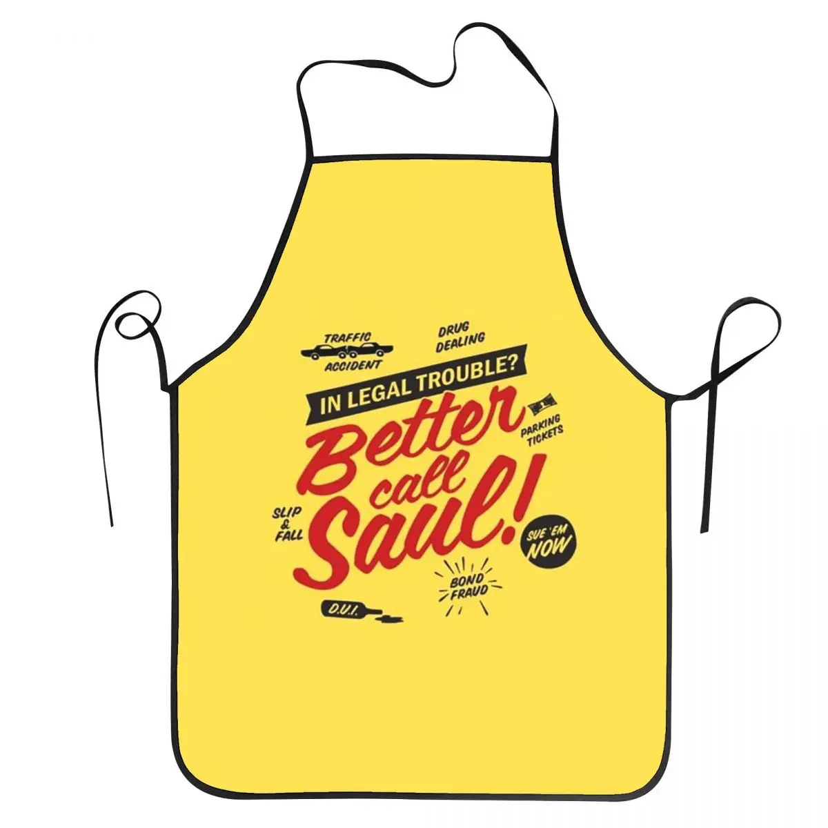 Better Call Saul Saul Goodman Apron Chef Cuisine Tablier Waterproof Bib Kitchen Cleaning Pinafore for Women Men Gardening