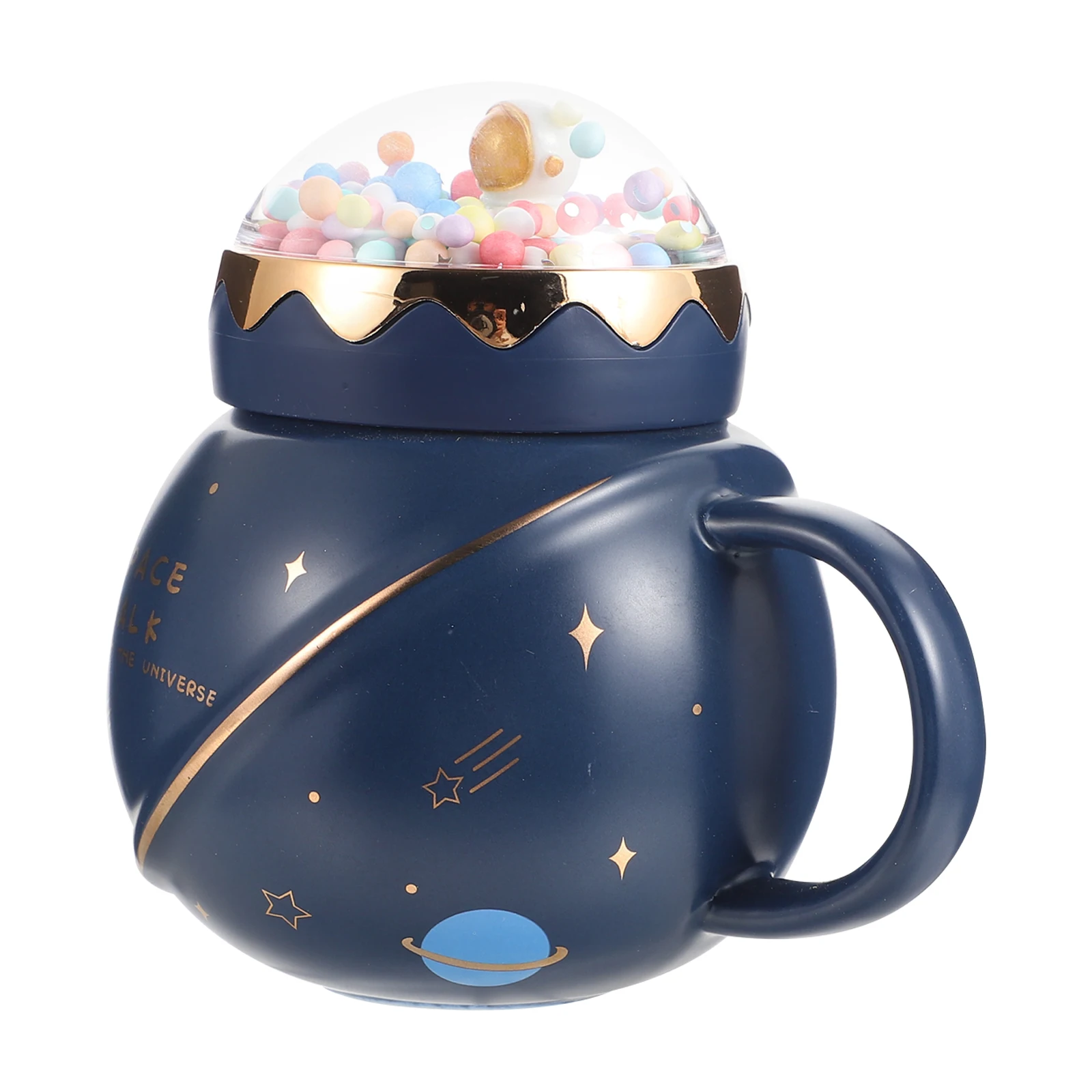 

Офисные подарки, милая кружка, чашка, космическая планета, каваи, кружки космонавта, домашний большой фарфор