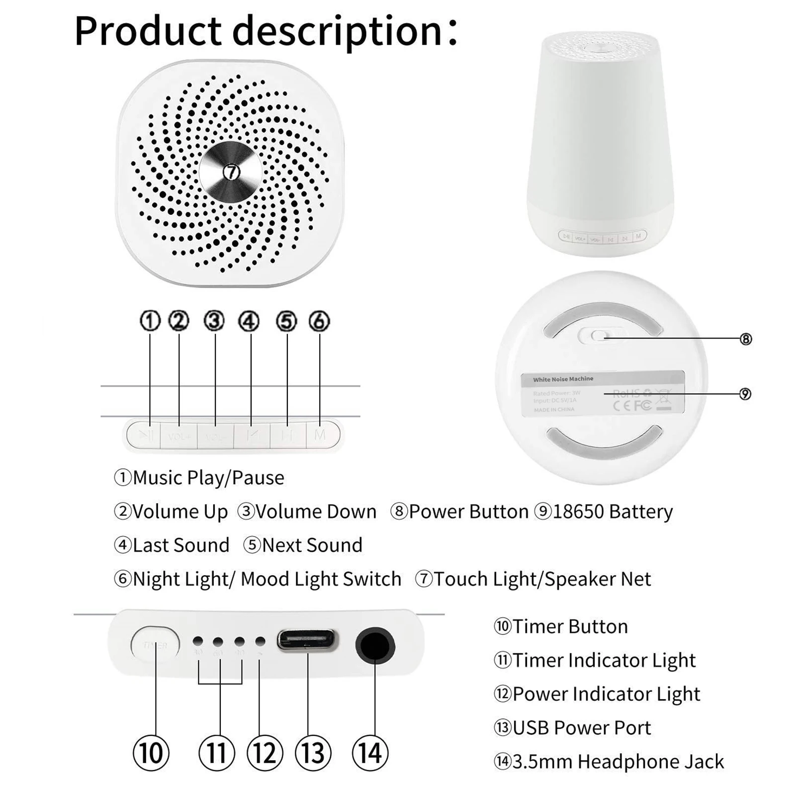 Thumbnail 4 - #65 White Noise Machines Deals & Discounts