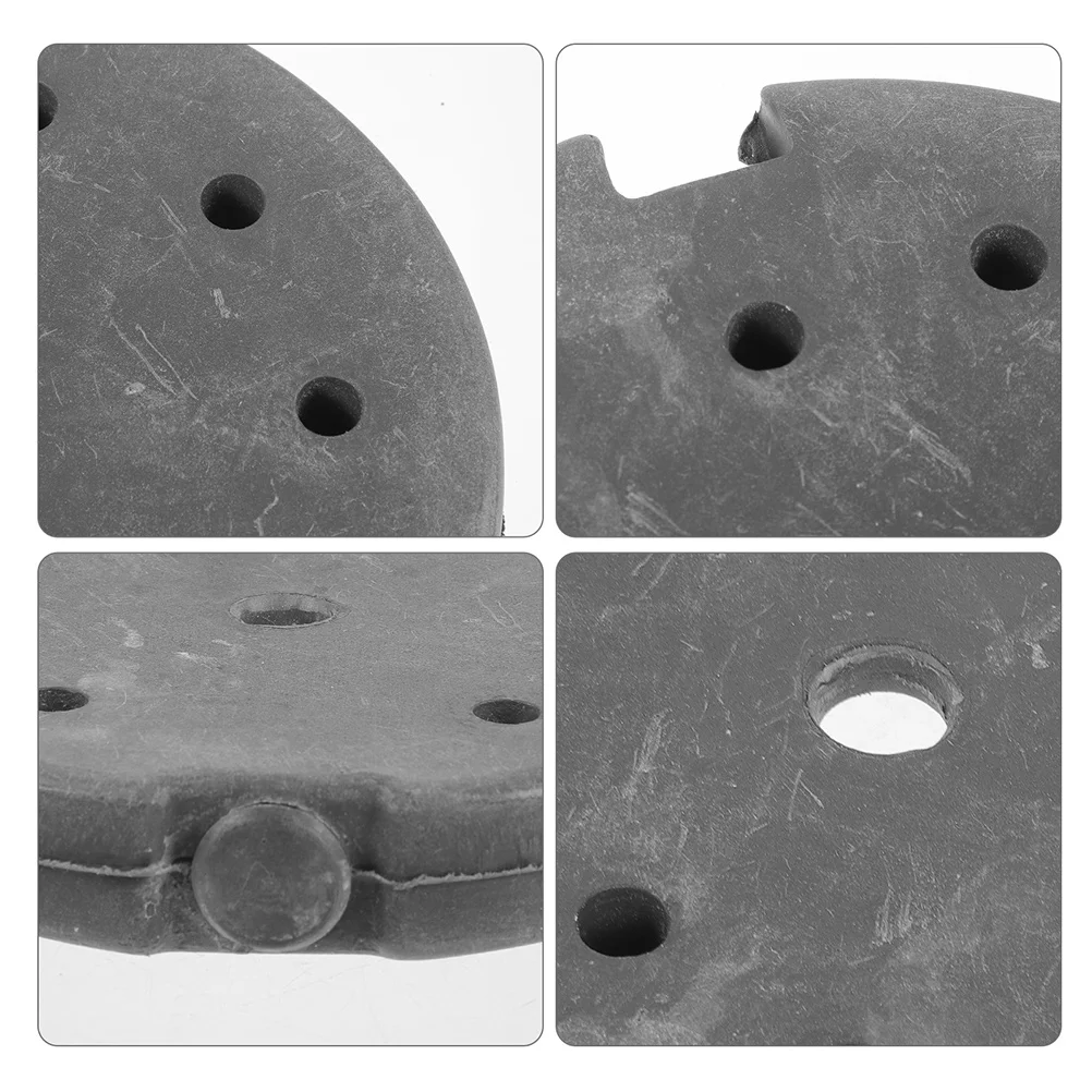 

2pcs Round Table Base Floor Light Holder Diy Display Base Light Parts Weight For Nightstand Heavy Duty Iron Desktop Floor Lamp