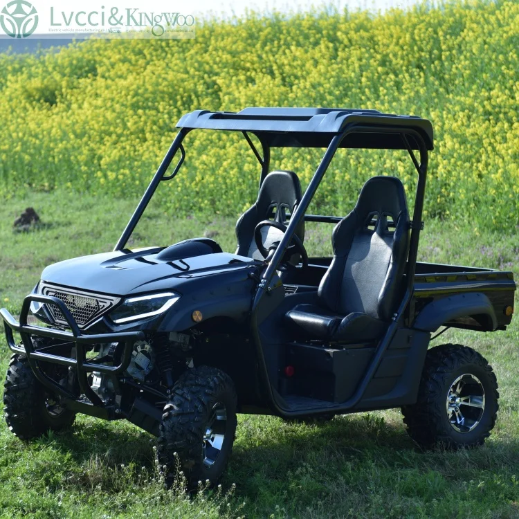 SXLL Hot Sale Kingwoo RUE725 Off-Road High-Power 10.5KW 4x4 Adult Closed Cab Electric UTV 2 Seats Automatic Transmission EEC