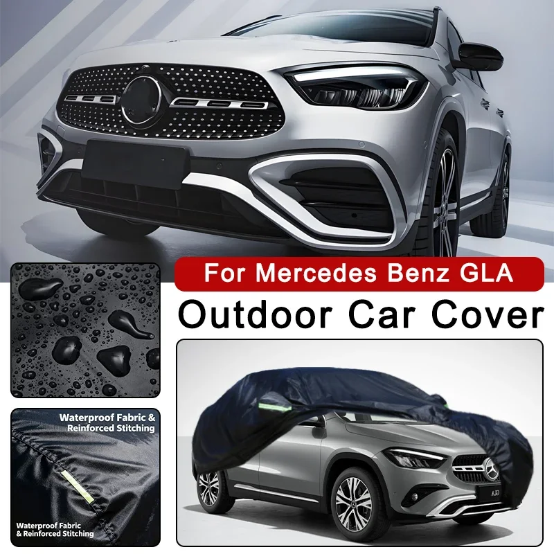 オールシーズンカーカバー-メルセデスベンツ-gla-200-220-250-x156-45用-屋外完全保護、防水防塵耐熱