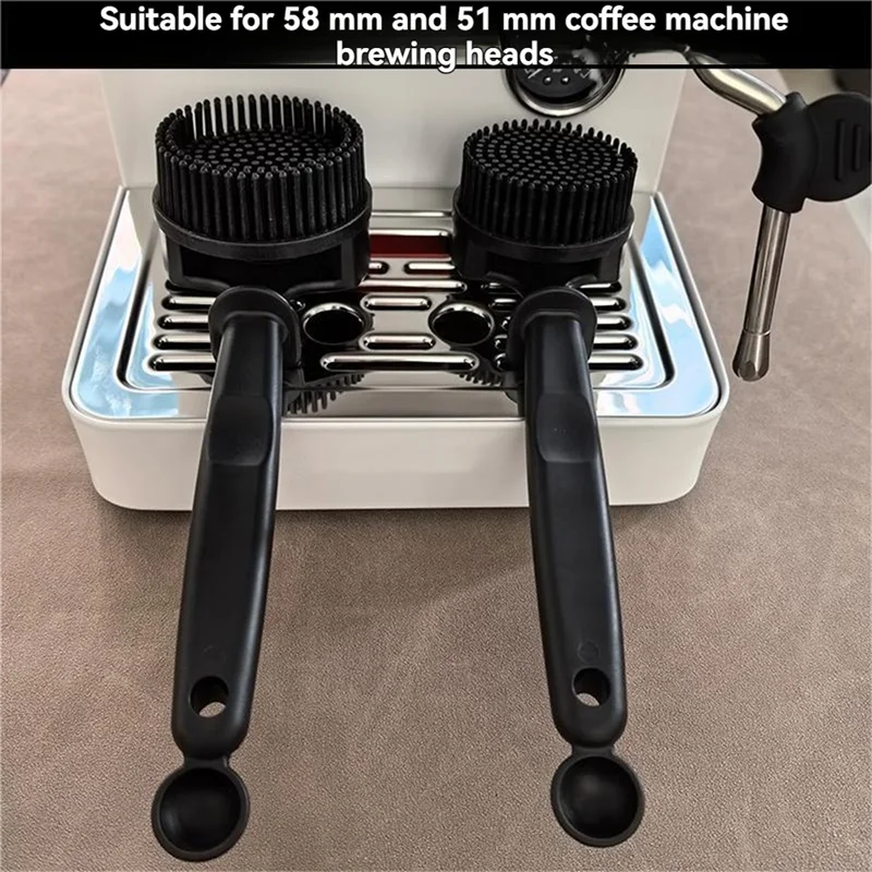 -A25M เครื่องกาแฟแปรงทําความสะอาดเครื่องมือกาแฟเครื่อง Brewing แปรงทําความสะอาดสําหรับ Cafe เครื่องบดเครื่องมือทําความสะอาด 51 มม