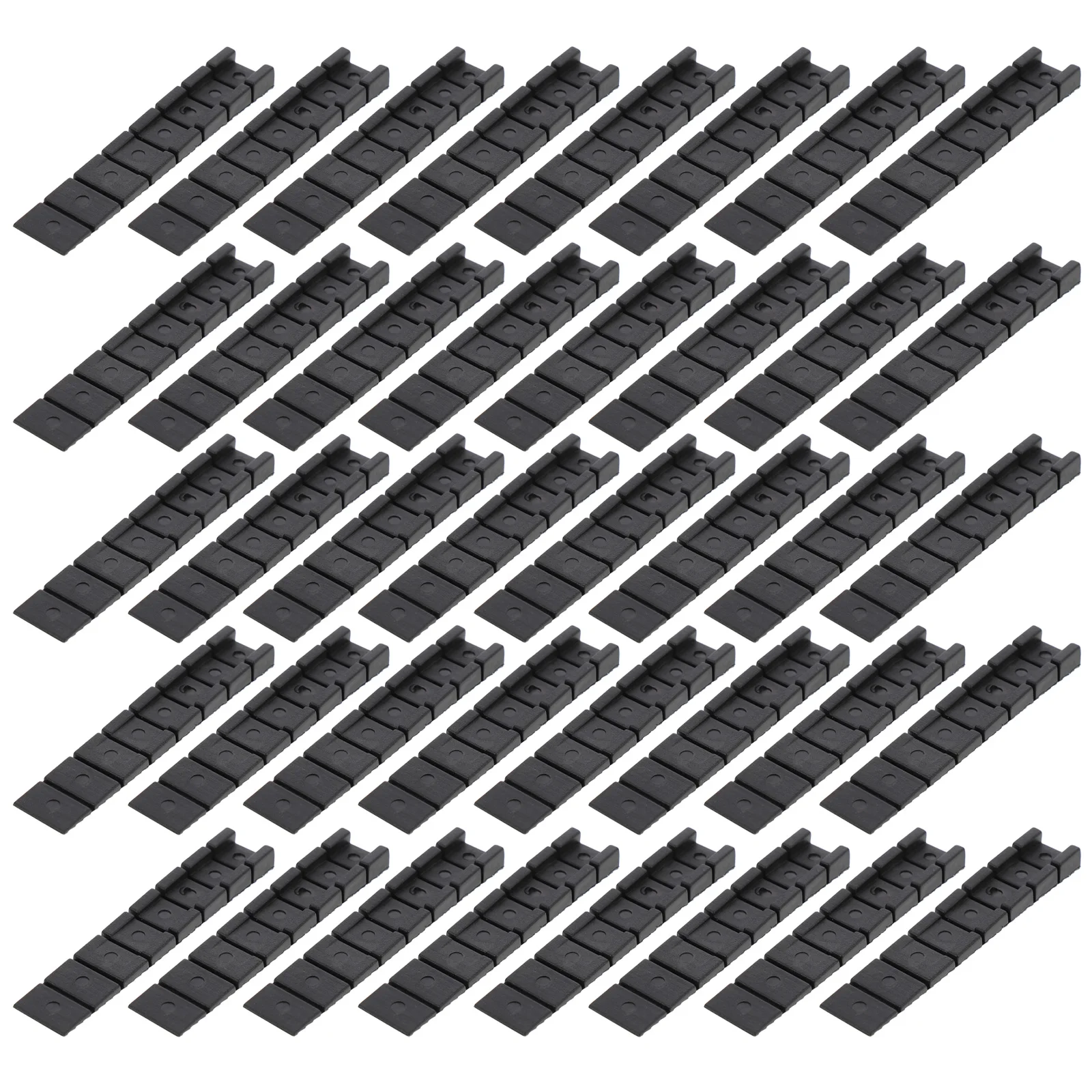 

40 Pcs Furniture Feet Mats Adjustable Leveling Shims Sofa Leg Pad Abs Raising Stabilize Balance DIY