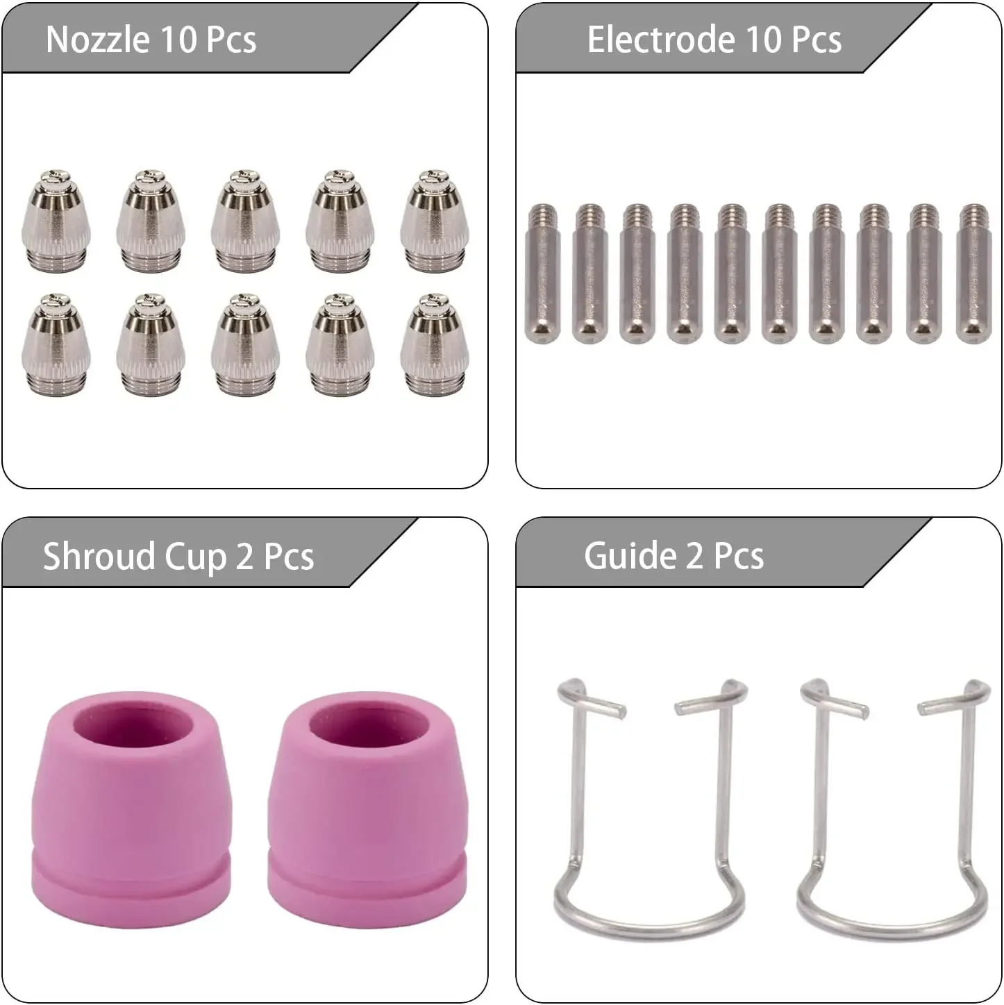 SG-55 AG-60 WSD-60 Plasma Cutter Cutting Torch Tip Nozzles Consumables Kit